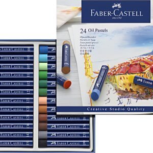 FABER-CASTELL Pastel à l'huile STUDIO QUALITY, étui de 24