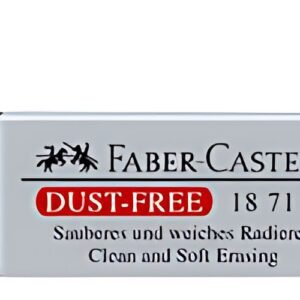 FABER-CASTELL Gomme en plastique DUST-FREE, noir