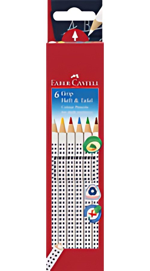 FABER-CASTELL Crayon pour cahier et tableau GRIP, étui