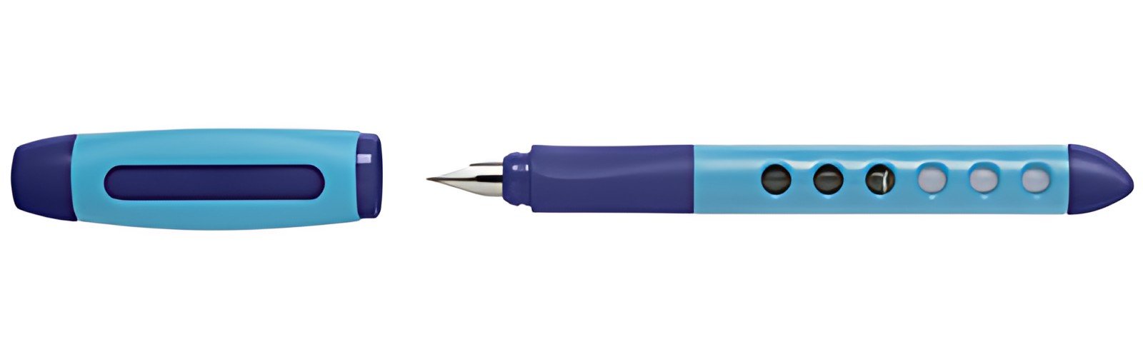 FABER-CASTELL Stylo plume éducatif Scribolino, bleu