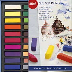 FABER-CASTELL Pastel tendre CREATIVE STUDIO, étui de 24