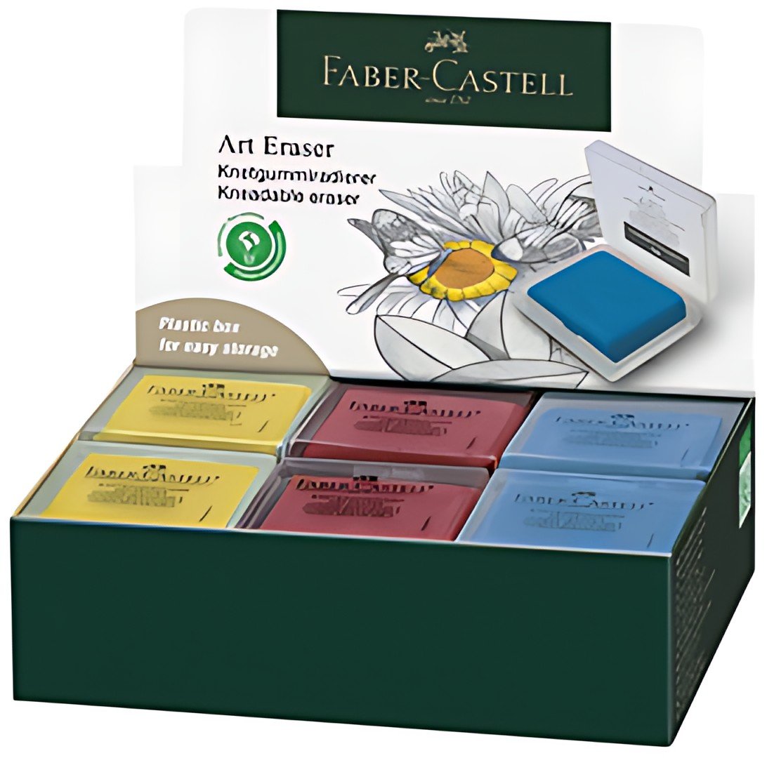 FABER-CASTELL Gomme malléable ART ERASER, assorti