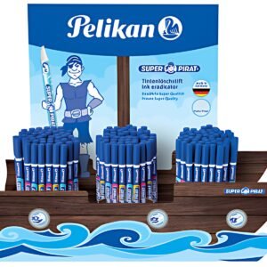 Pelikan Présentoir Effaceurs d'encre dans bateau de pirates