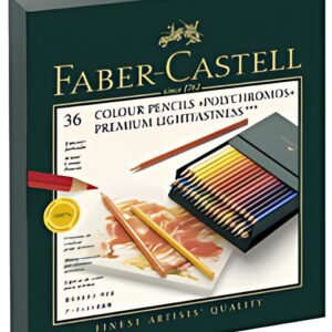 FABER-CASTELL Crayons de couleur POLYCHROMOS,boîte d'atelier