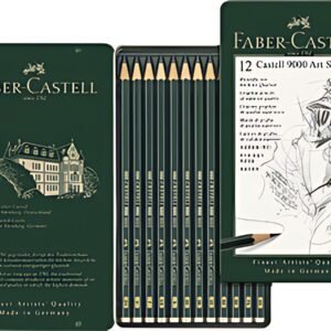 FABER-CASTELL Crayon CASTELL 9000, kit Art de 12
