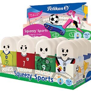Pelikan Gomme en plastique Squeezy Sports, présentoir