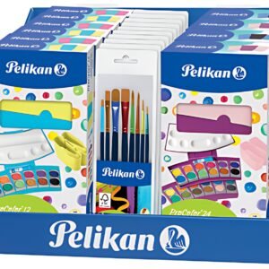 Pelikan Présentoir scolaire 770: boîte de peinture / pinceau