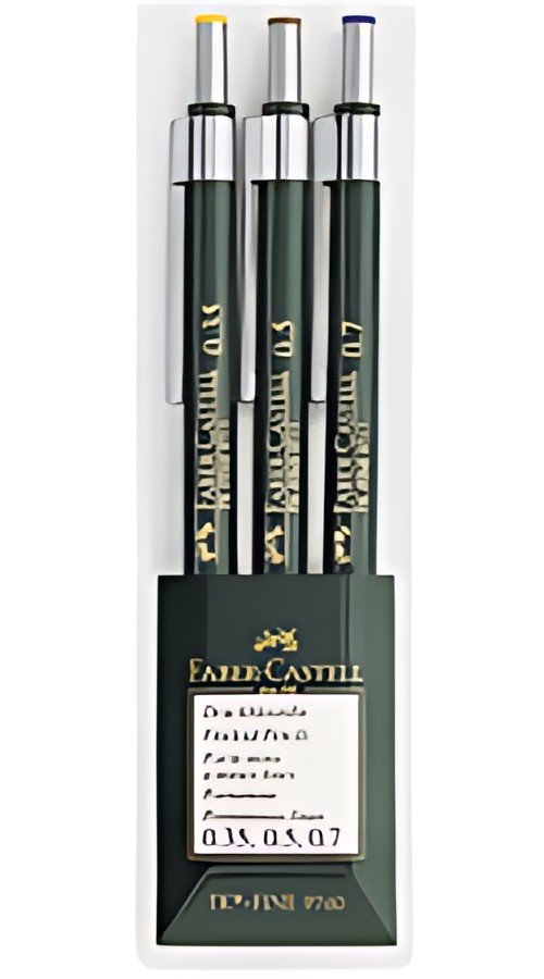 FABER-CASTELL Porte-mines TK-FINE 9760, étui de 3