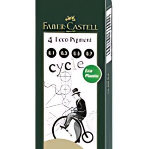 FABER-CASTELL Stylo-feutre ECCO PIGMENT, étui de 4, noir