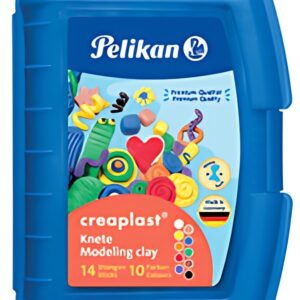 Pelikan Pâte à modeler Creaplast, boîte de 14, bleu
