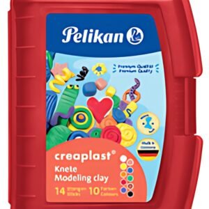 Pelikan Pâte à modeler Creaplast, boîte de 14, rouge