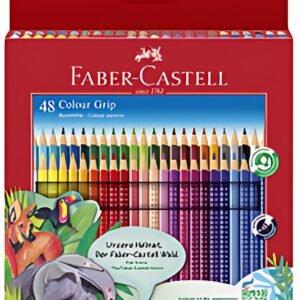 FABER-CASTELL Crayons de couleur Colour GRIP, étui de 48