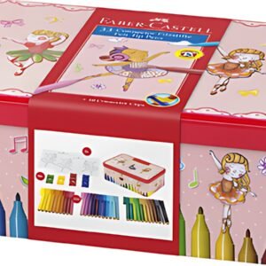 FABER-CASTELL Feutres CONNECTOR PEN, boîte ballerine de 33
