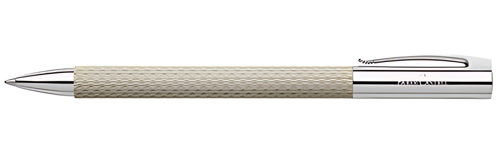 FABER-CASTELL Stylo à bille Ambition OpArt White Sand