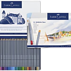 FABER-CASTELL Crayons de couleur aquarellables GOLDFABER