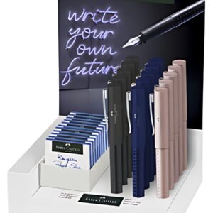 FABER-CASTELL Stylo plume GRIP 2011, dans un présentoir
