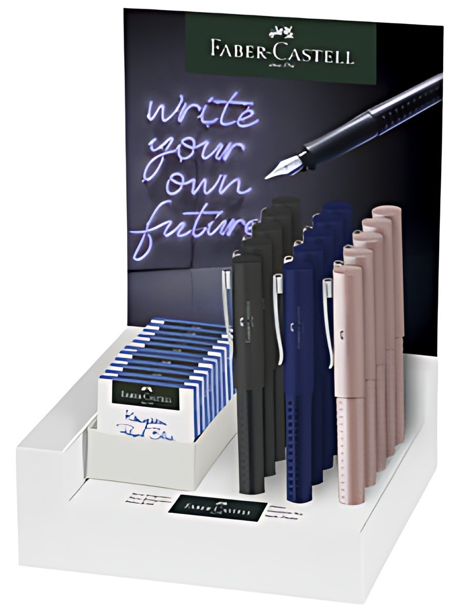 FABER-CASTELL Stylo plume GRIP 2011, dans un présentoir