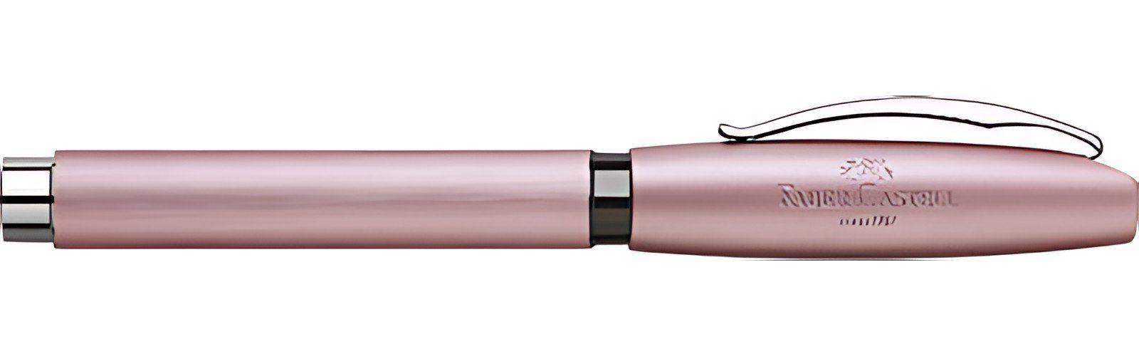 FABER-CASTELL Stylo plume Essentio Aluminium, rosé, F