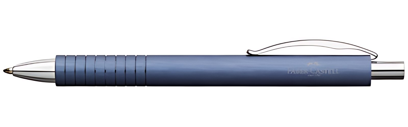 FABER-CASTELL Stylo à bille Essentio Aluminium, bleu