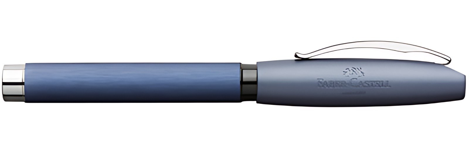 FABER-CASTELL Stylo plume Essentio Aluminium, bleu, EF