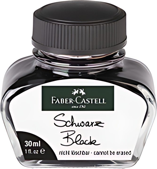 FABER-CASTELL Flacon d'encre, contenu: 30 ml, noir