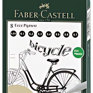 FABER-CASTELL Stylo-feutre ECCO PIGMENT, étui de 8, noir
