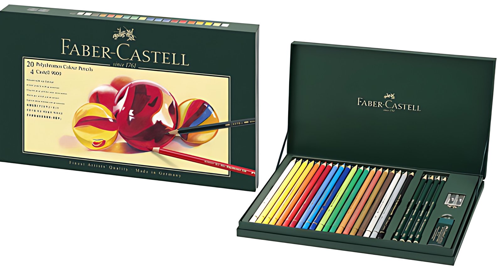 FABER-CASTELL Crayon de couleur POLYCHROMOS, étui cadeau