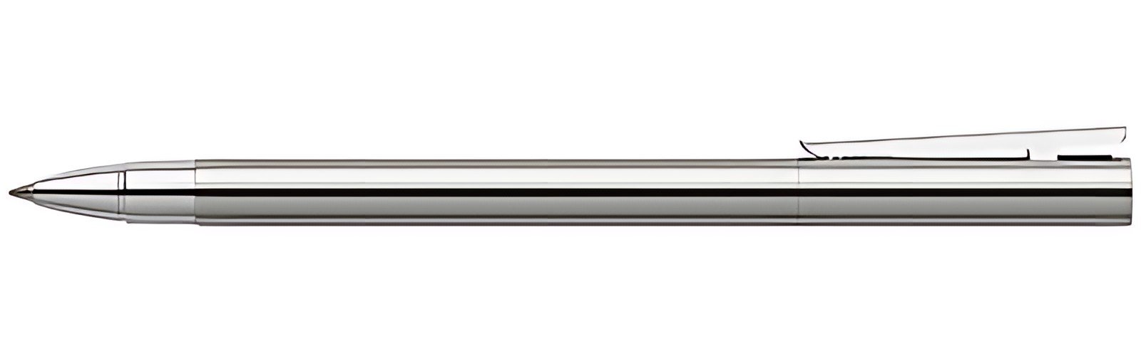FABER-CASTELL Stylo roller NEO Slim acier inox, brillant