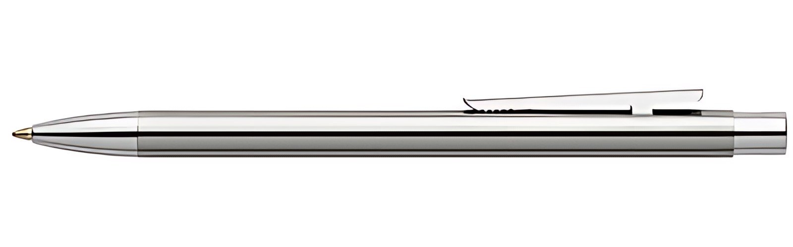 FABER-CASTELL Stylo à bille NEO Slim, acier inox, brillant