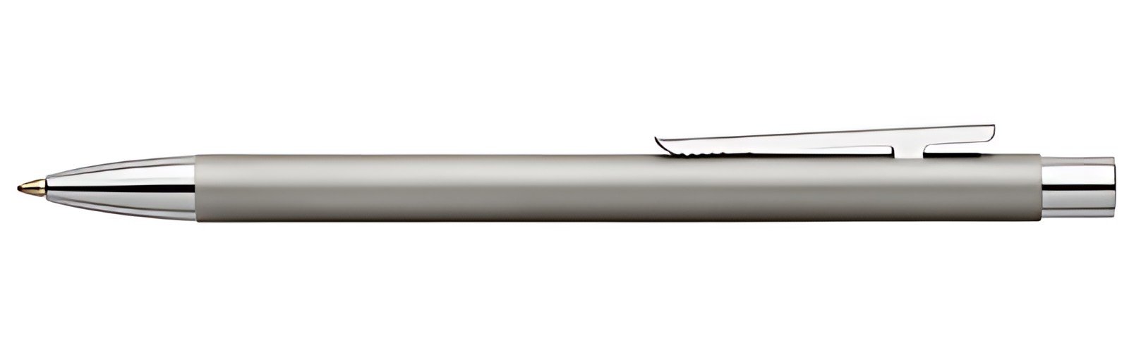 FABER-CASTELL Stylo à bille NEO Slim acier inoxydable, mat
