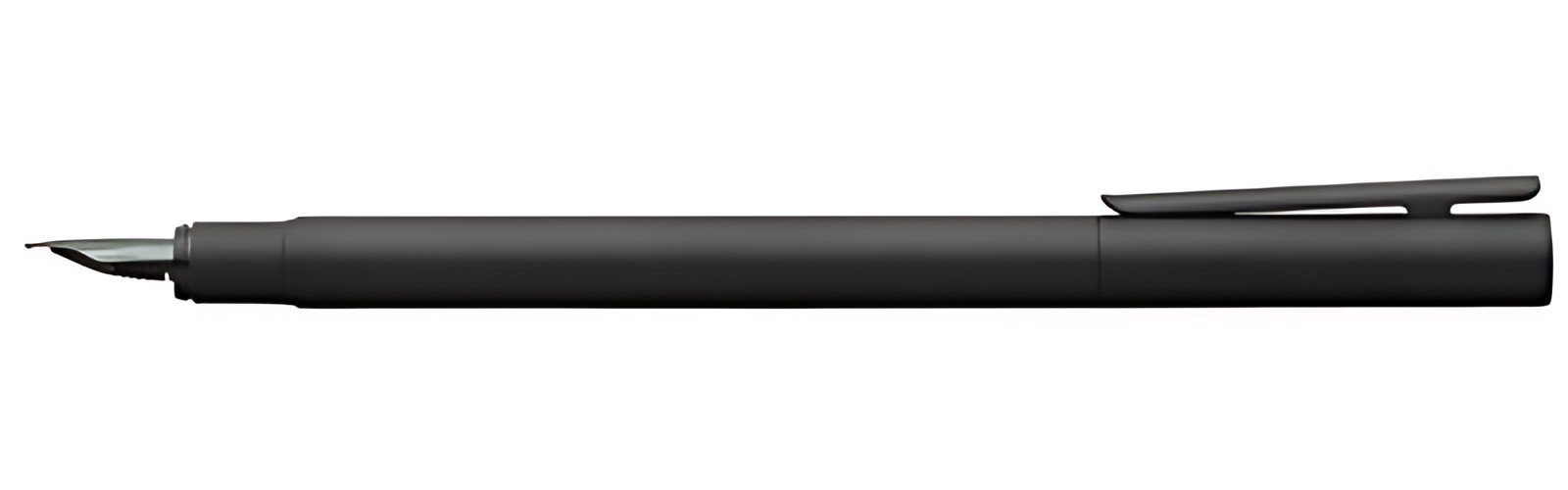 FABER-CASTELL Stylo plume NEO Slim métal, noir, B