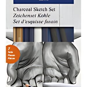 FABER-CASTELL Set d'esquisse au fusain PITT, 7 pièces