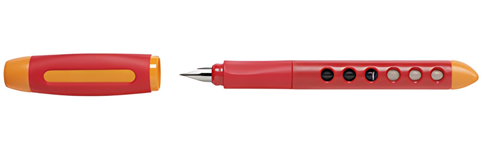 FABER-CASTELL Stylo plume éducatif Scribolino, rouge