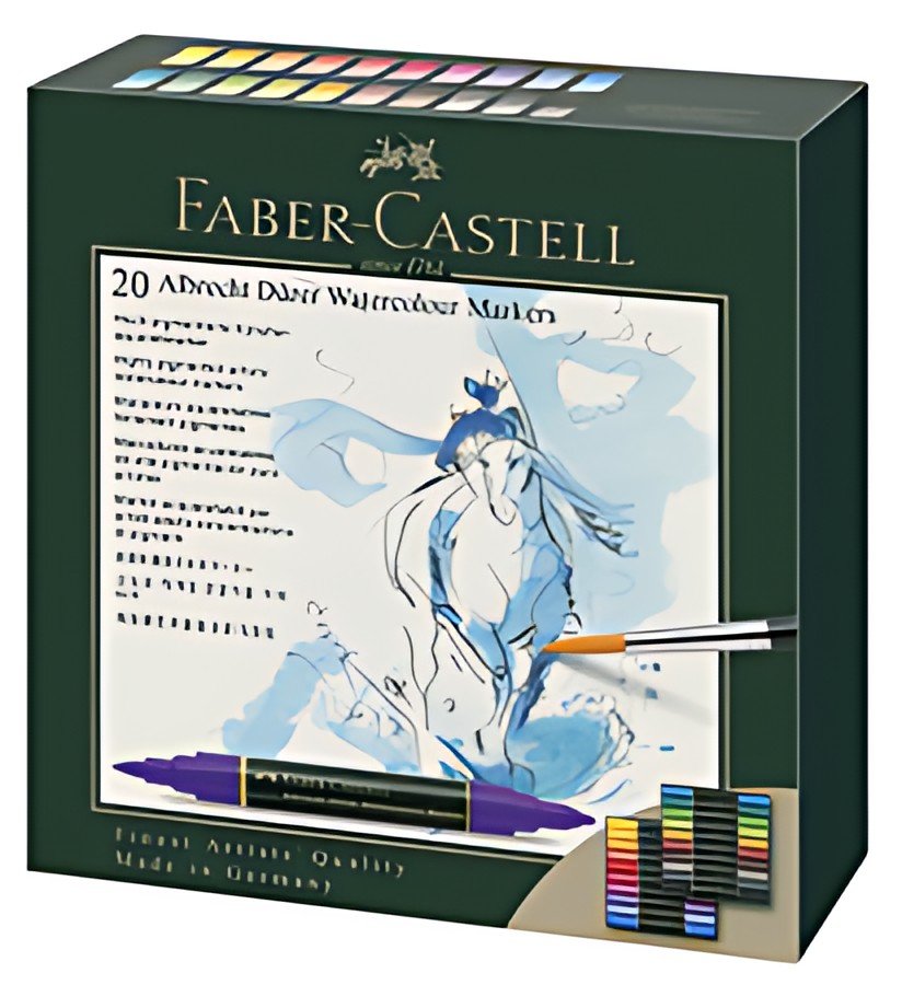 FABER-CASTELL Marqueur aquarelle ALBRECHT DÜRER, étui de 20