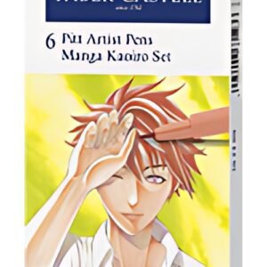 FABER-CASTELL Feutre PITT artist pen Manga Kaoiro, étui de 6