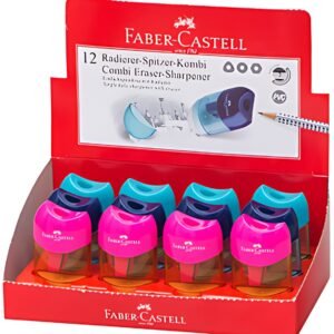 FABER-CASTELL Combi mini gomme - taille-crayon, présentoir
