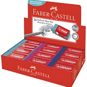 FABER-CASTELL Gomme en plastique DUST-FREE, en présentoir