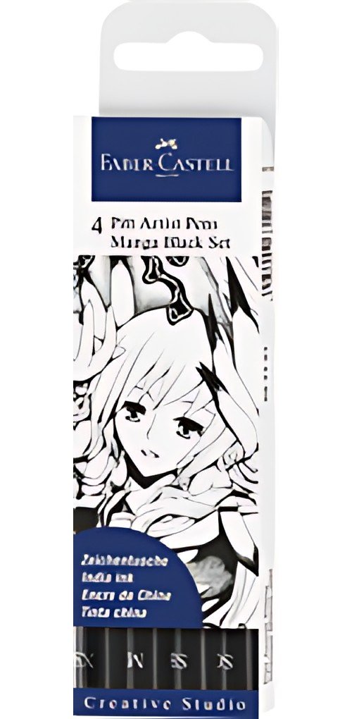 FABER-CASTELL Feutre encre de Chine PITT artist pen Manga