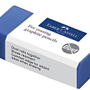 FABER-CASTELL Gomme en plastique DUST-FREE, bleu
