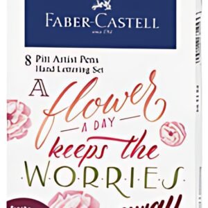 FABER-CASTELL Feutre PITT artist pen, étui de 8
