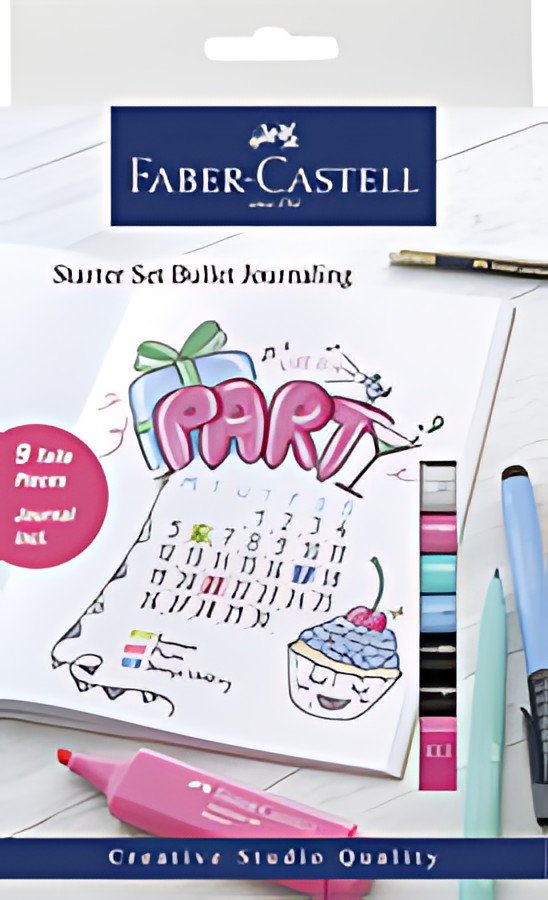 FABER-CASTELL Bullet Journal Kit de démarrage, 9 pièces