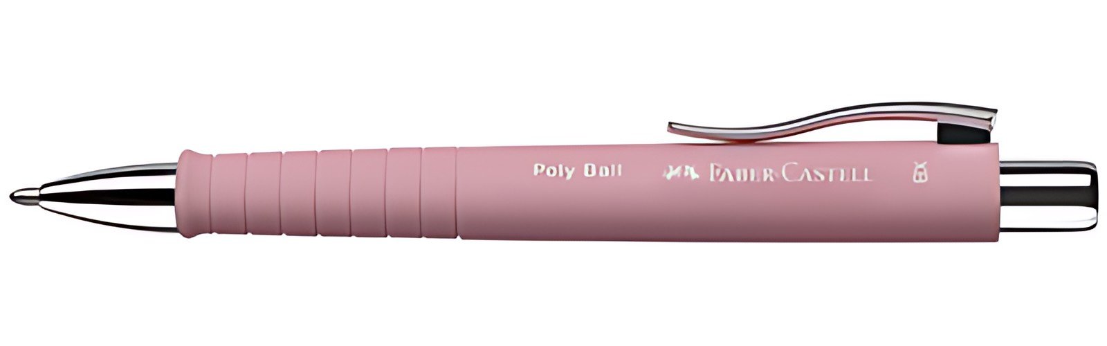 FABER-CASTELL Stylo-bille rétractable POLY BALL XB, rosé