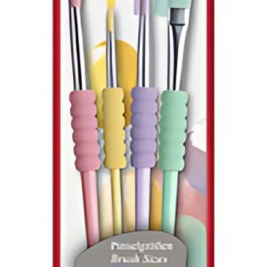 FABER-CASTELL Set de pinceaux à poils synthétiques pastel