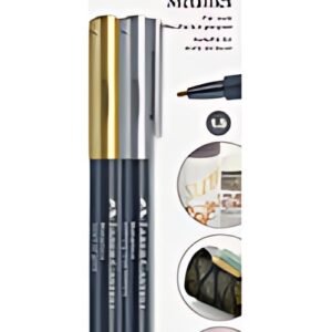FABER-CASTELL Marqueur Metallics, carte blister de 2
