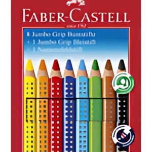 FABER-CASTELL Crayons de couleur Jumbo GRIP, étui promo