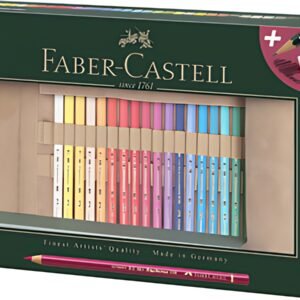 FABER-CASTELL Crayons de couleur POLYCHROMOS, étui de 34