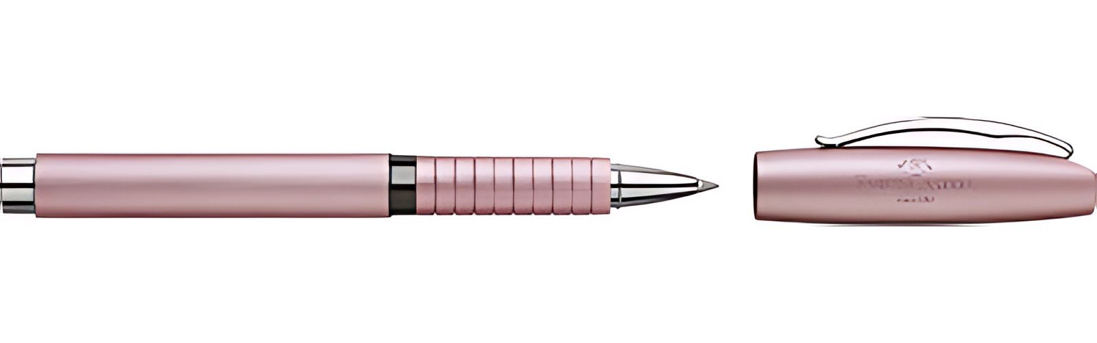 FABER-CASTELL Stylo roller Essentio Aluminium, rosé