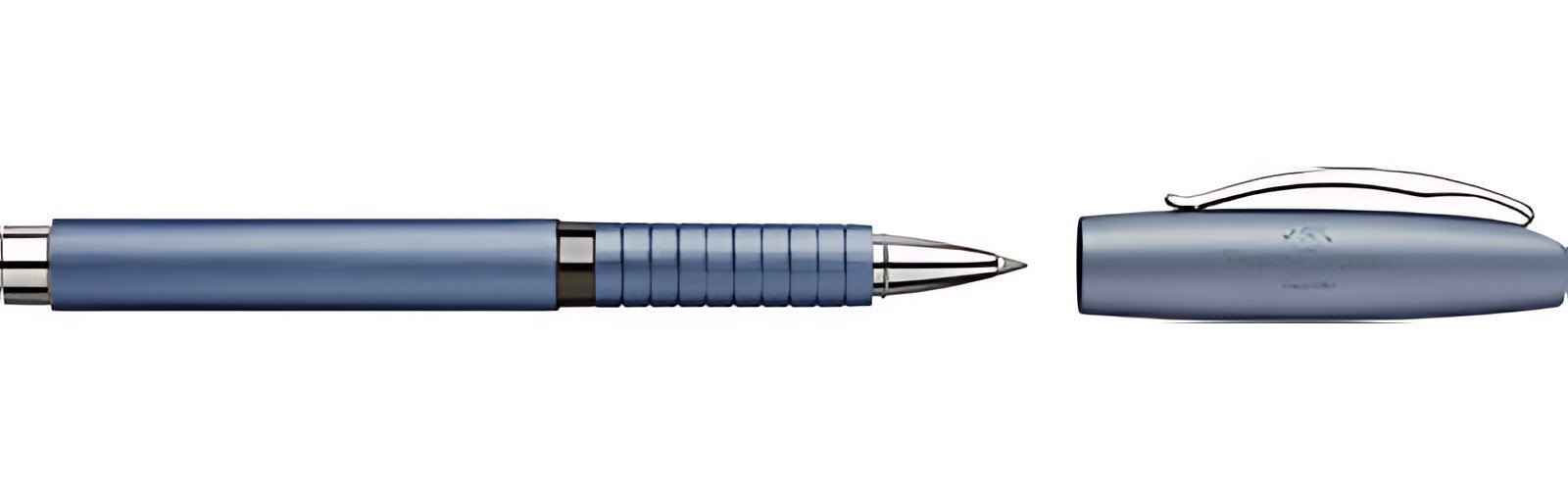 FABER-CASTELL Stylo roller Essentio Aluminium, bleu