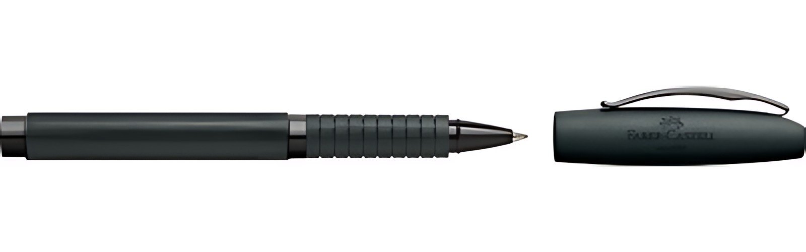 FABER-CASTELL Stylo roller Essentio Aluminium, noir