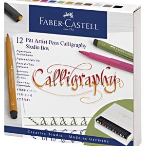 FABER-CASTELL Feutre PITT Artist Pen, boîte studio de 12